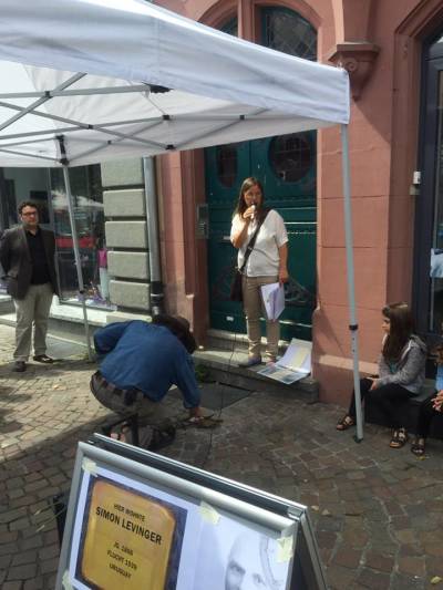 Stolpersteinverlegung vom 03.07.2016 - 