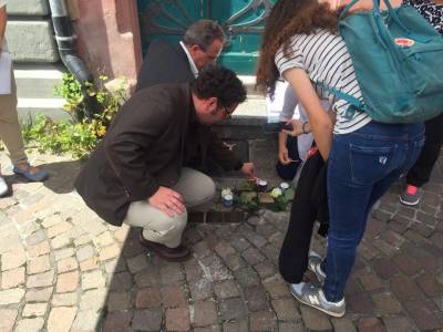 Stolpersteinverlegung vom 03.07.2016 - 