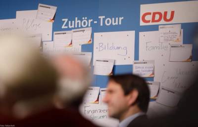 Zuhr-Tour mit Annegret Kramp-Karrenbauer im Konstanzer Konzil - 