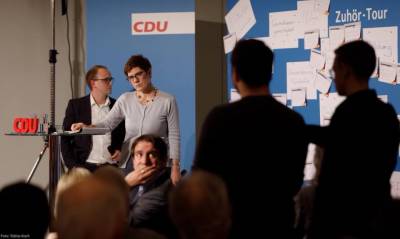 Zuhr-Tour mit Annegret Kramp-Karrenbauer im Konstanzer Konzil - 