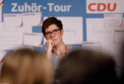Zuhr-Tour mit Annegret Kramp-Karrenbauer im Konstanzer Konzil - 